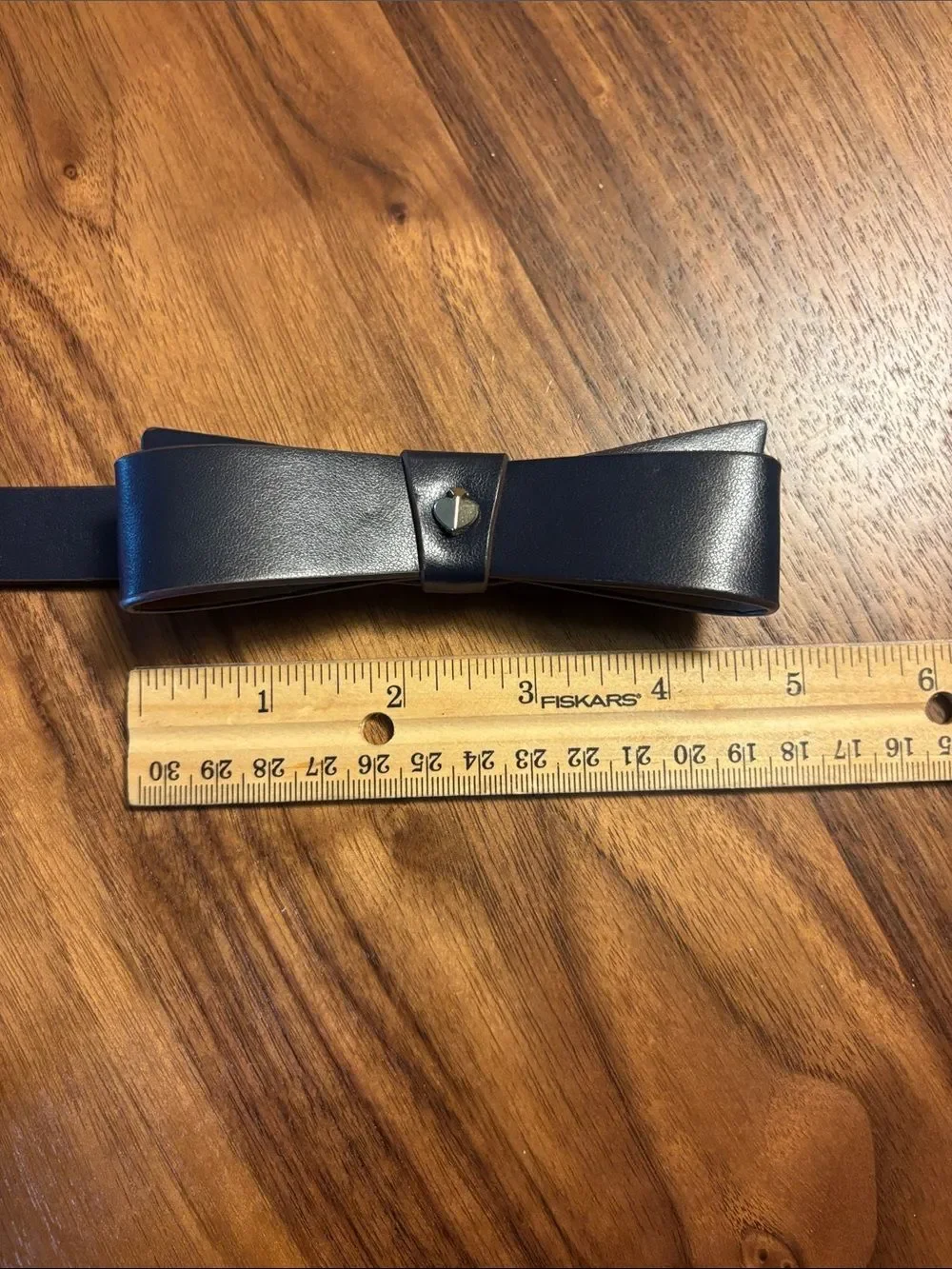 NEW. kate spade NY Navy Bow Belt - XL